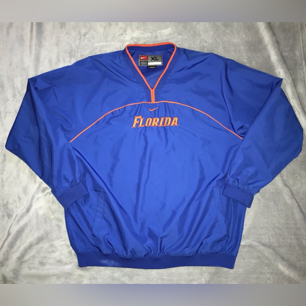 EUC! Nike Florida Gators Pullover Windbreaker Jacket size XL